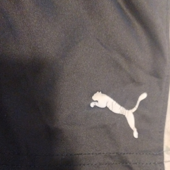 Puma Black and White Sports Shorts - Picture 3 of 6